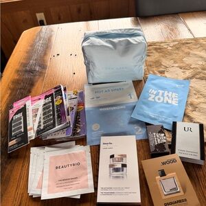 I Dew Care Beauty Bio Bundle Makeup Bag Sheet Masks Imayla Cologne Samples Nails